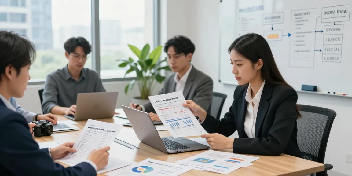 Understanding what is the process for migrating a business electricity account when moving to a new premise, professionals in an office discussing utility options.
