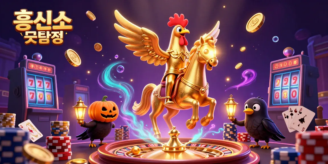 Experience the enchanting world of 흥신소 굿탐정 with a vibrant casino scene filled with golden coins and captivating characters.