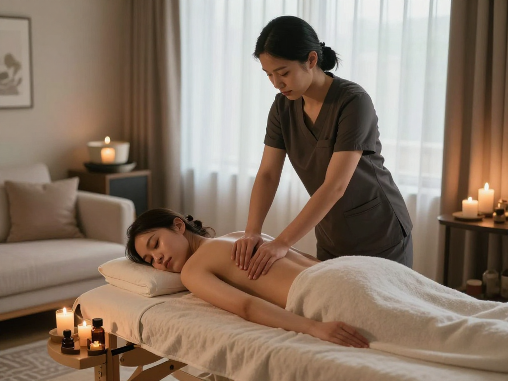 Experience premium 영등포출장마사지 in a calming home environment.